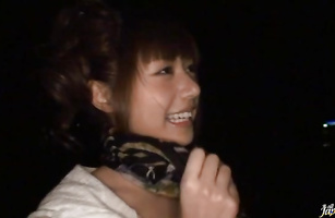 Spicy bimbo Rina Rukawa is gently sucking one of the biggest wangs she has ever seen in her life