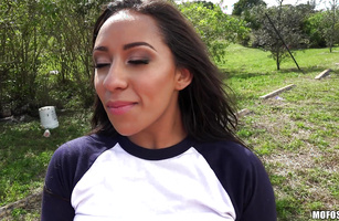 Sticking a hard meat rocket deep inside floozy Priya Price