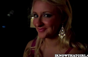Pretty diva Mallory Rae Murphy sucks and gets doggy styled