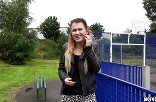 Buddy thoroughly pounds classy Misha Cross's wet quim after a blowjob
