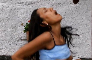 Awesome teen Jane B is about to be smashed hard